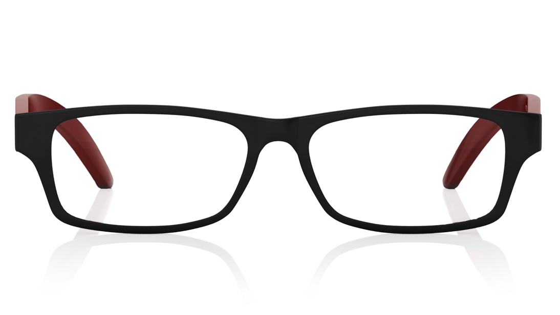 Image 1 of Black Rectangle Rimmed Eyeglasses (FT1012B1A1|51) from Fastrack Available at Titan Eye+