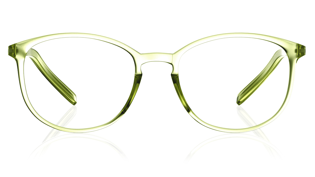 Image 1 of Green Crystal CatEye Eyeglasses for Men and Women from Fastrack Available at Titan Eye+
