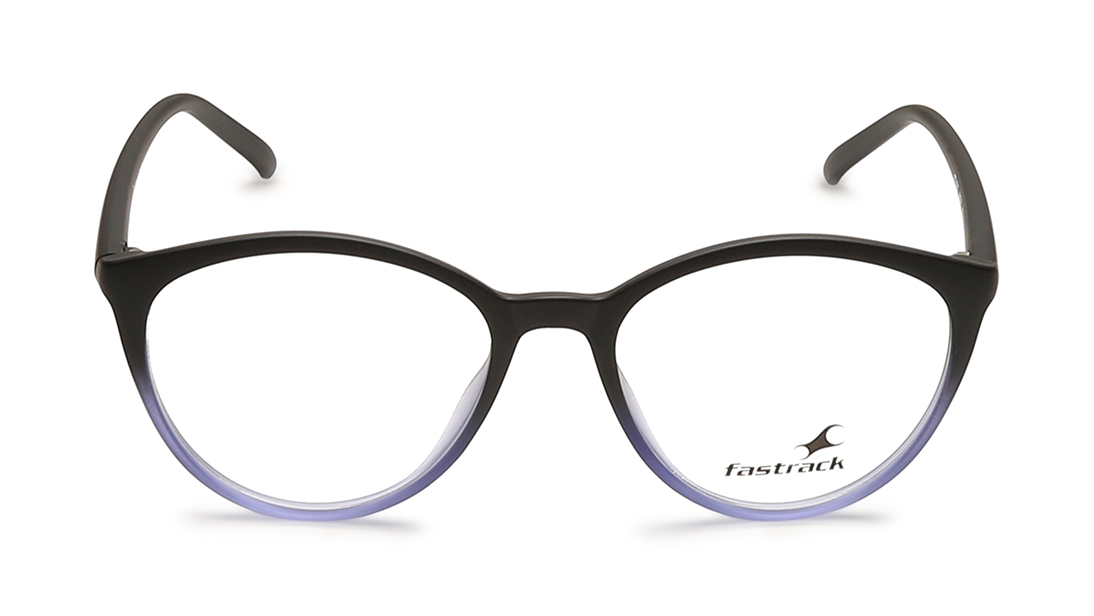 Image 1 of Black Purple Oval Rimmed Eyeglasses (FT1060WFP6|50) from Fastrack Available at Titan Eye+