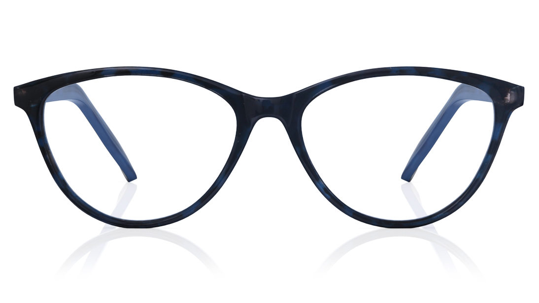 Image 1 of Blue Cateye Rimmed Eyeglasses  (FT1066WFP3|51) from Fastrack Available at Titan Eye+