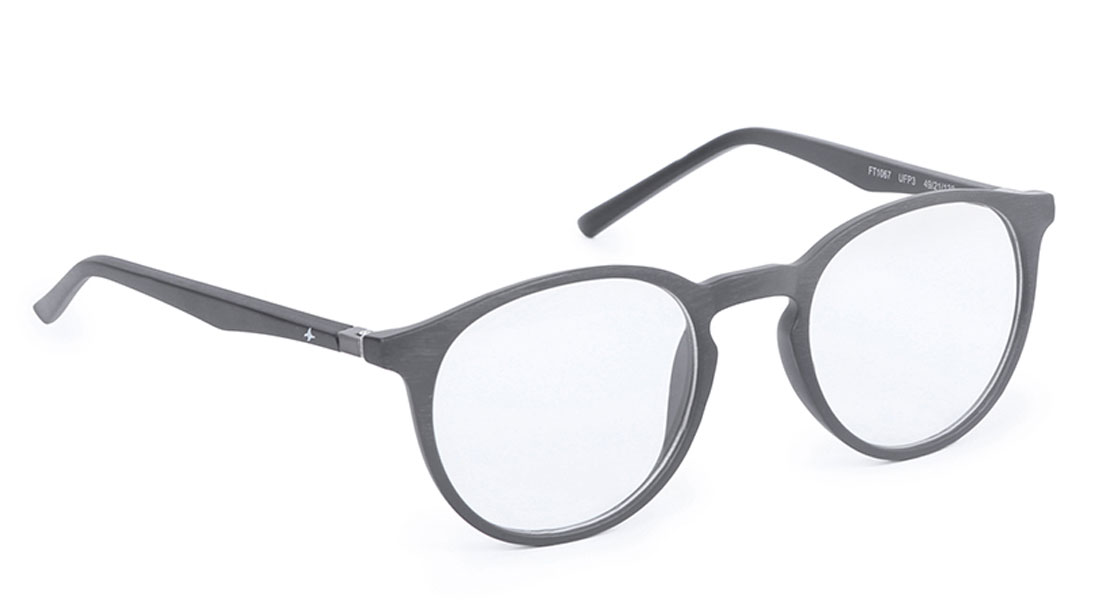 Image 1 of Grey Round Eyeglasses for Men and Women from Fastrack Available at Titan Eye+