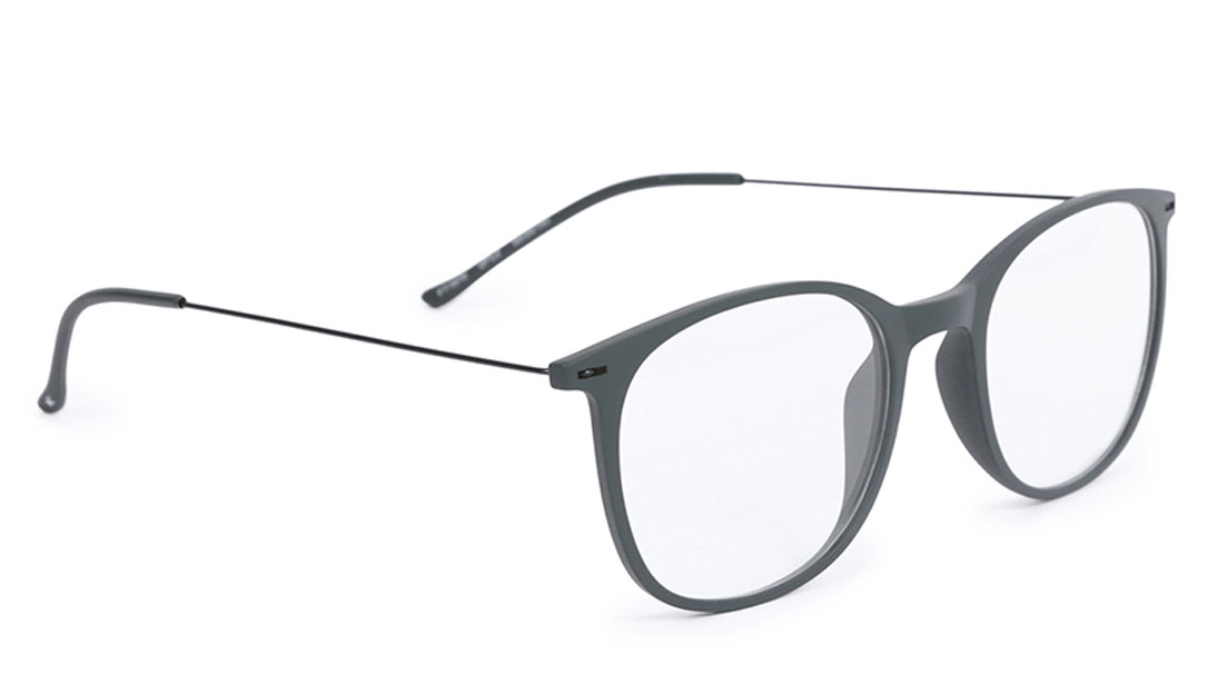 Image 1 of Grey Wayfarer Rimmed Eyeglasses  from Fastrack Available at Titan Eye+