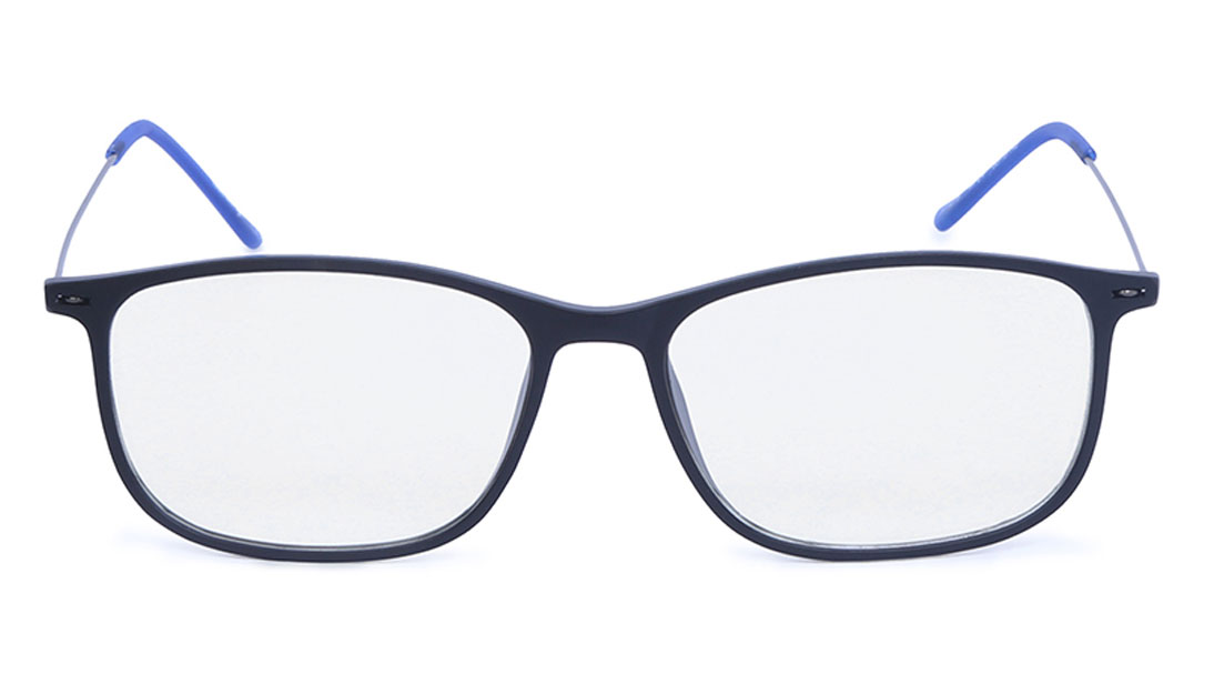 Image 1 of Black Rectangle Rimmed Eyeglasses (FT1076WFC4|53) from Fastrack Available at Titan Eye+