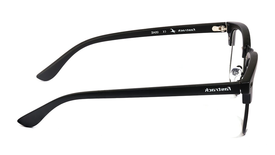 Image 5 of Black Clubmaster Rimmed Eyeglasses (FT1083MFC1|48) from Fastrack Available at Titan Eye+