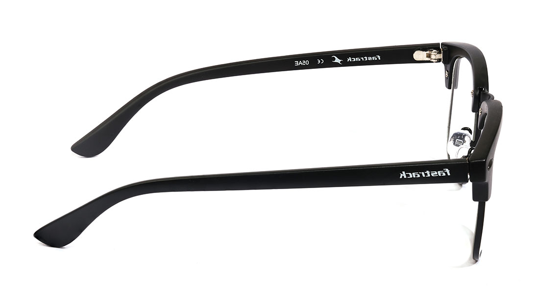 Image 8 of Black Clubmaster Rimmed Eyeglasses (FT1083MFC1|48) from Fastrack Available at Titan Eye+