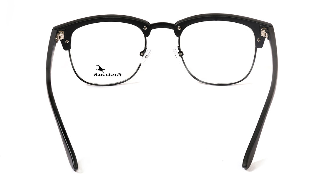 Image 9 of Black Clubmaster Rimmed Eyeglasses (FT1083MFC1|48) from Fastrack Available at Titan Eye+