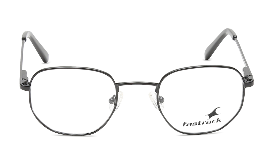 Image 1 of Black Round Rimmed Eyeglasses (FT1097MFM1|46) from Fastrack Available at Titan Eye+
