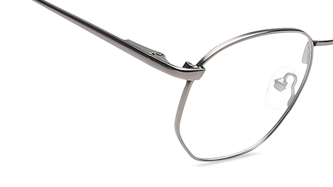 Round steel rimmed glasses clearance