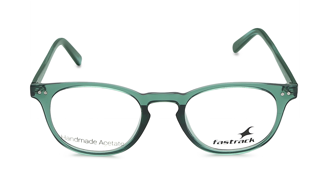 Image 1 of Green Oval Rimmed Eyeglasses (FT1127MFP2|46) from Fastrack Available at Titan Eye+