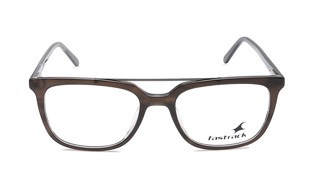 Image 1 of Brown Wayfarer Eyeglasses for Men and Women from Fastrack Available at Titan Eye+