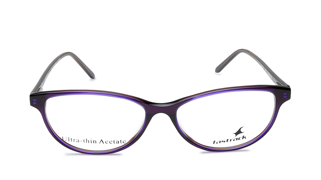 Image 1 of Blue Cateye Rimmed Eyeglasses  (FT1135WFP2|52) from Fastrack Available at Titan Eye+