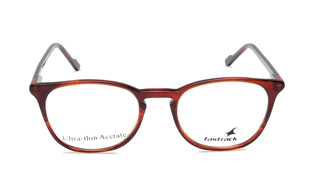 Image 1 of Red Round Rimmed Eyeglasses (FT1136UFP3|50) from Fastrack Available at Titan Eye+