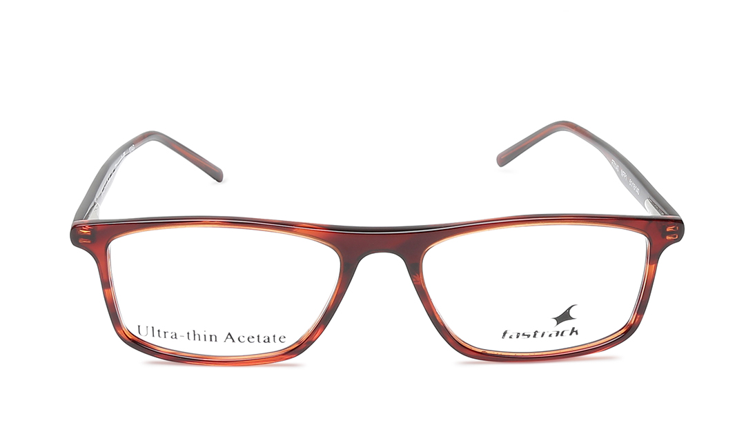 Image 1 of Maroon Wayfarer Rimmed Eyeglasses (FT1140MFP1|51) from Fastrack Available at Titan Eye+