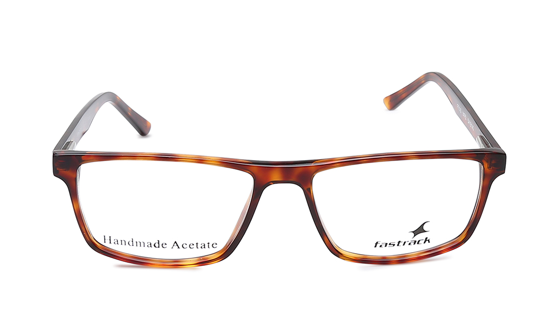 Image 1 of Havana Wayfarer Eyeglasses for Men and Women from Fastrack Available at Titan Eye+