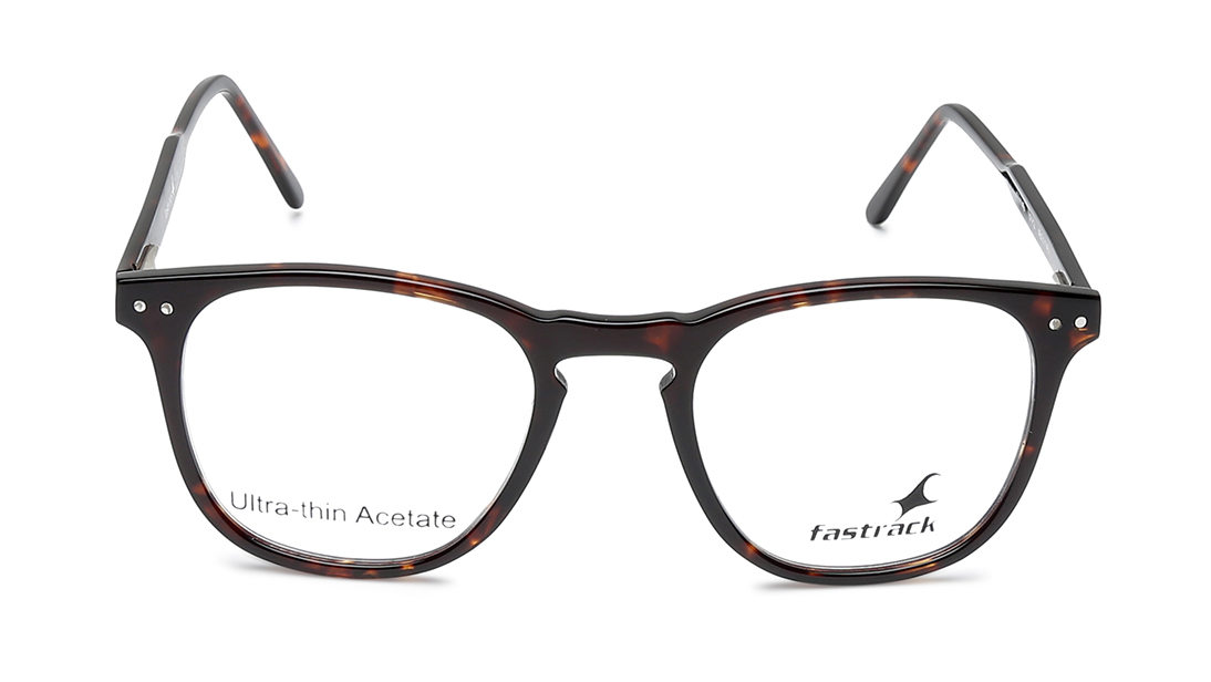Image 1 of Brown Square Eyeglasses for Men and Women from Fastrack Available at Titan Eye+