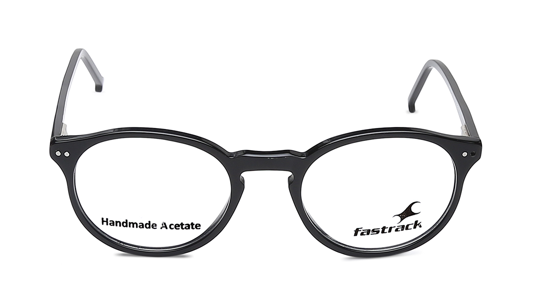 Image 1 of Black Oval Rimmed Eyeglasses (FT1152UFP3|48) from Fastrack Available at Titan Eye+
