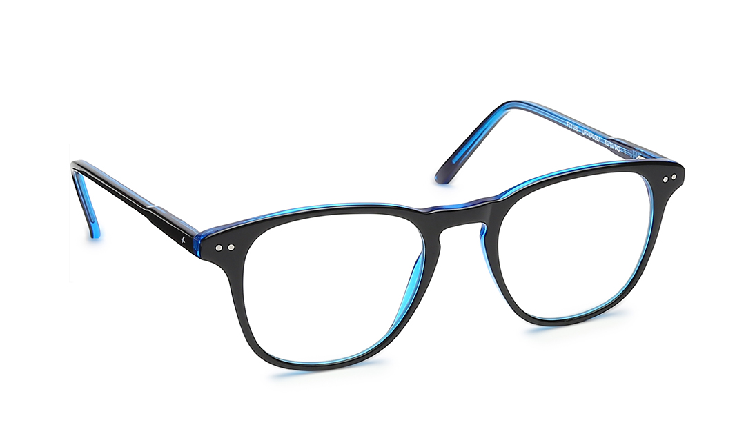 Blue Rectangle Rimmed Eyeglasses from Fastrack