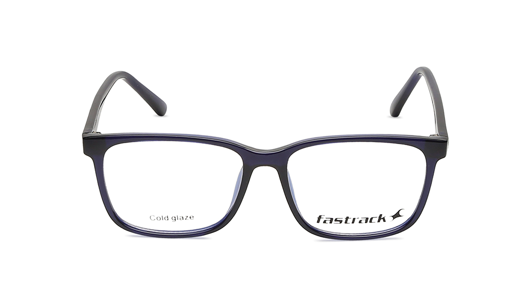 Image 1 of Blue Square Unisex  Blue Filter Computer Glasses(FT1170MFP2CGV) from Fastrack Available at Titan Eye+