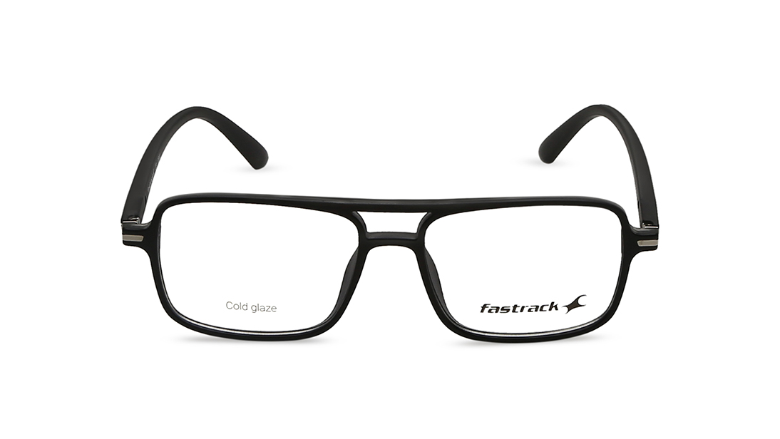 Black Navigator Rimmed Computer Glasses Fastrack FT1201MFP2CGV at best price Titan Eye