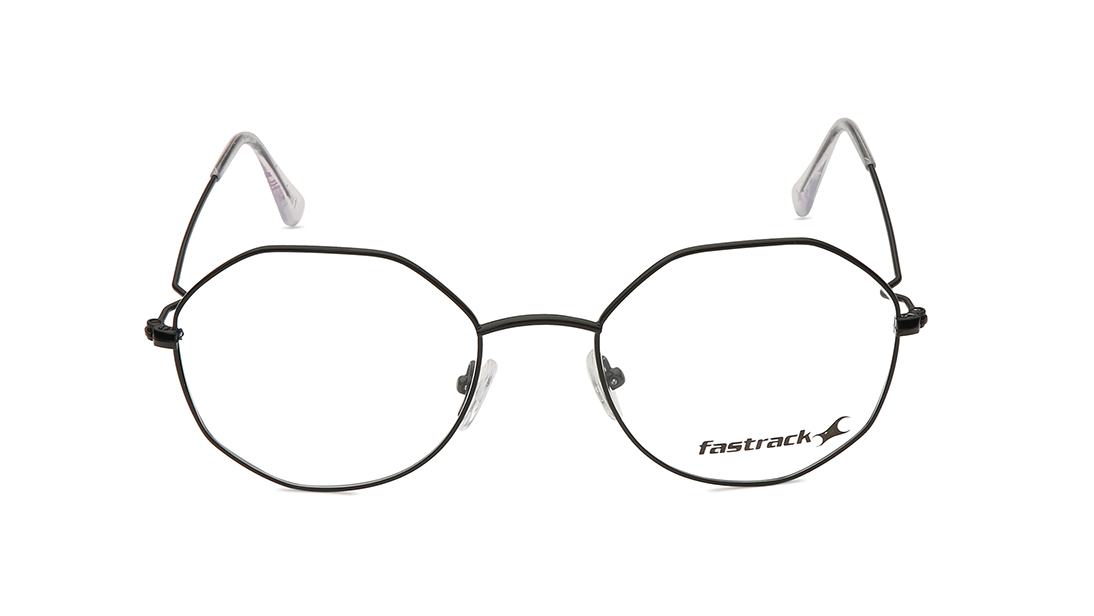 Image 1 of Black Square Rimmed Eyeglasses (FT1261WFM2MBKV|54) from Fastrack Available at Titan Eye+