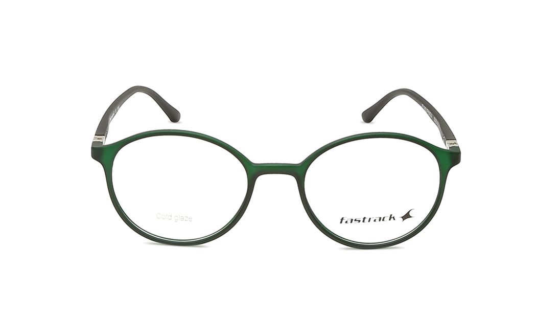 Image 1 of Green Round Computer Glasses for Men and Women from Fastrack Available at Titan Eye+