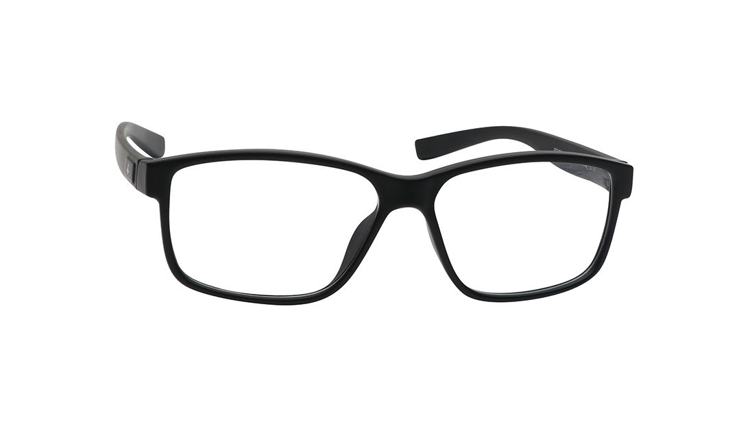 Black Square Rimmed Unisex Eyeglasses (FT1405UFP2MBKV|55)