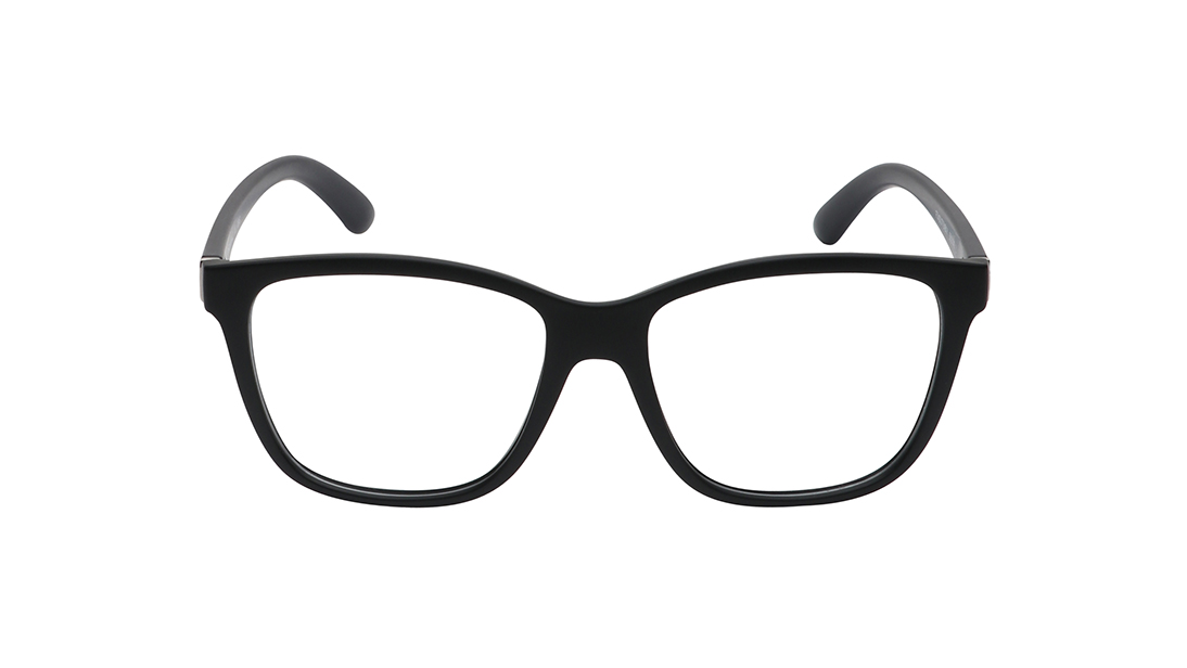 Image 1 of Black Square Rimmed Unisex Eyeglasses (FT1408UFP2MBKV|56) from Fastrack Available at Titan Eye+