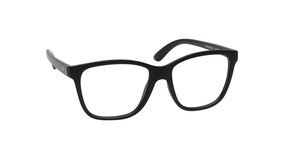 Black Square Rimmed Unisex Eyeglasses (FT1408UFP2MBKV|56)