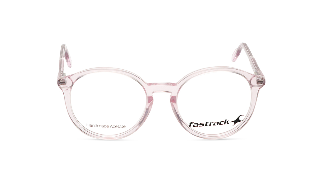 Image 1 of Pink Rimmed Unisex Eyeglasses (FT1413UFP2SPLV|48) from Fastrack Available at Titan Eye+