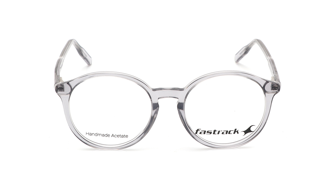 Image 1 of Grey Rimmed Unisex Eyeglasses (FT1413UFP5SGYV|48) from Fastrack Available at Titan Eye+