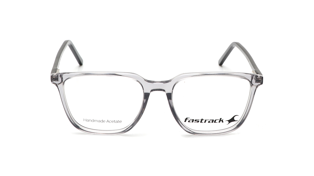 Image 1 of Grey Rimmed Unisex Eyeglasses (FT1415UFP3MGYV|52) from Fastrack Available at Titan Eye+