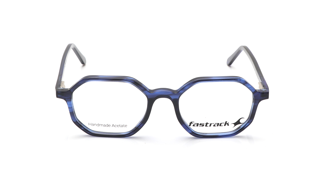 Image 1 of Blue Rimmed Women Eyeglasses (FT1416WFP2SBLV|48) from Fastrack Available at Titan Eye+