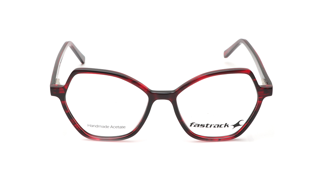Image 1 of Burgundy Rimmed Women Eyeglasses (FT1418WFP1LBYV|54) from Fastrack Available at Titan Eye+