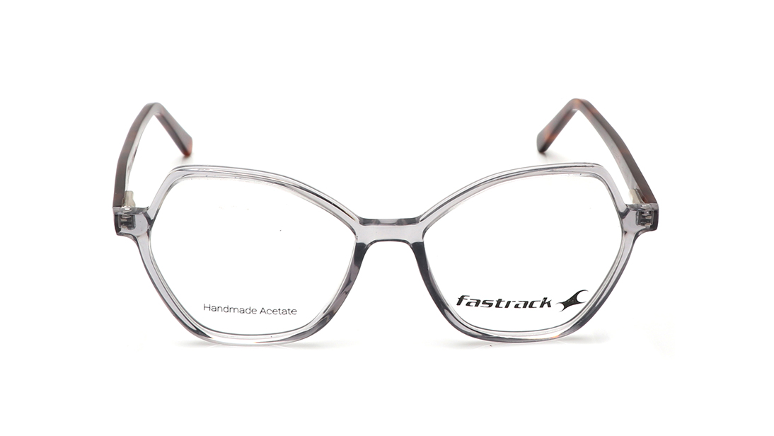 Image 1 of Grey Rimmed Women Eyeglasses (FT1418WFP3LGYV|54) from Fastrack Available at Titan Eye+