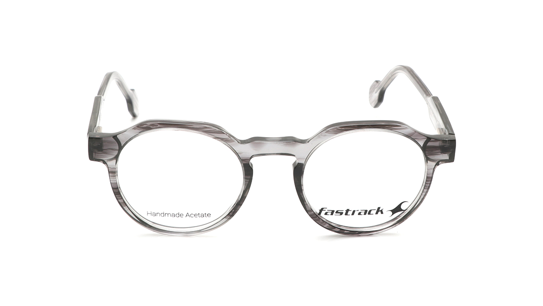 Image 1 of Grey Rimmed Unisex Eyeglasses (FT1419UFP4SGYV|48) from Fastrack Available at Titan Eye+