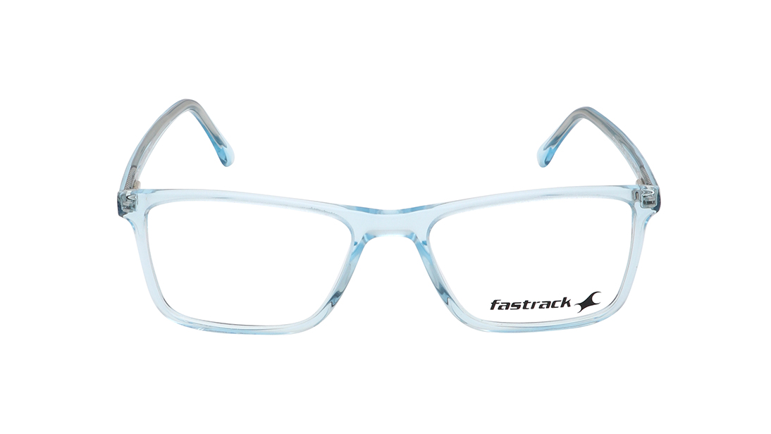 Image 1 of Blue Rectangle Eyeglasses for Men from Fastrack Available at Titan Eye+