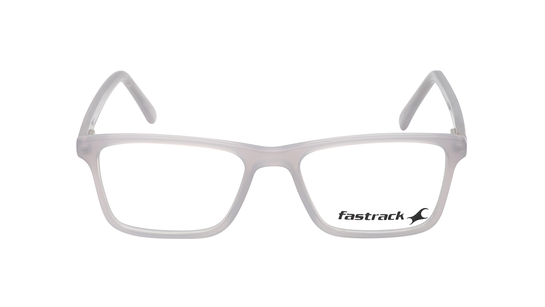 Image 1 of Grey Rimmed Men Eyeglasses (FT1430MFP1XSGYV|47) from Fastrack Available at Titan Eye+
