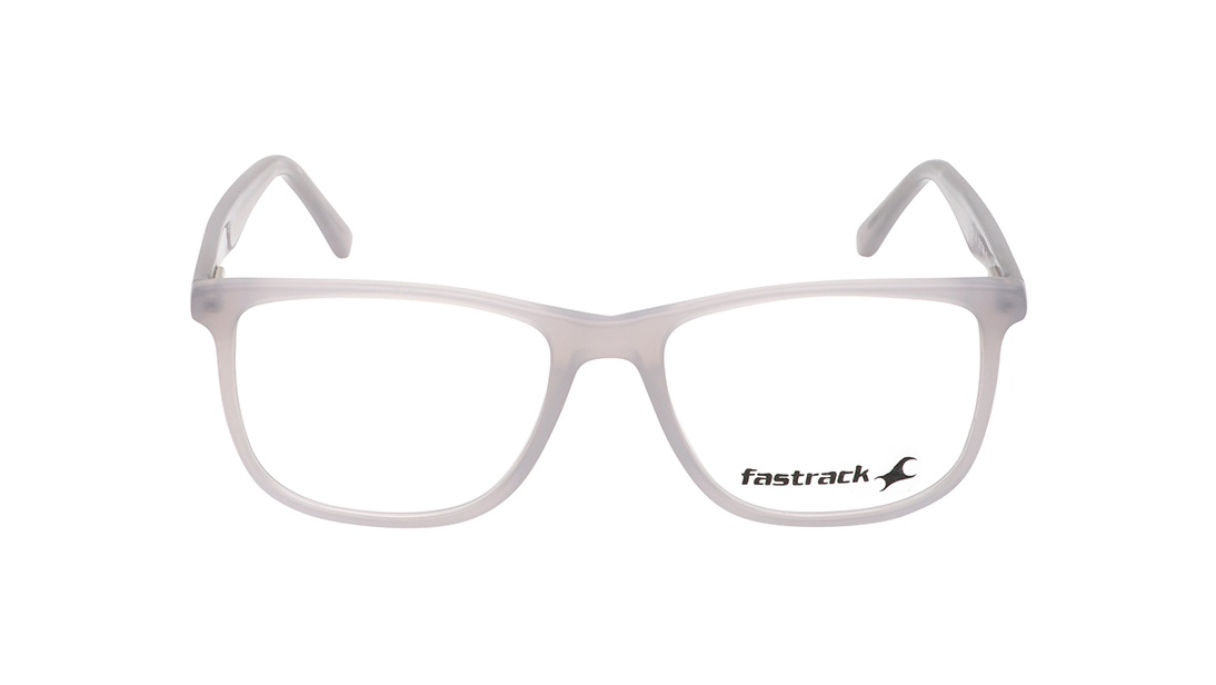 Image 1 of Grey Rimmed Men Eyeglasses (FT1432MFP1SGYV|50) from Fastrack Available at Titan Eye+