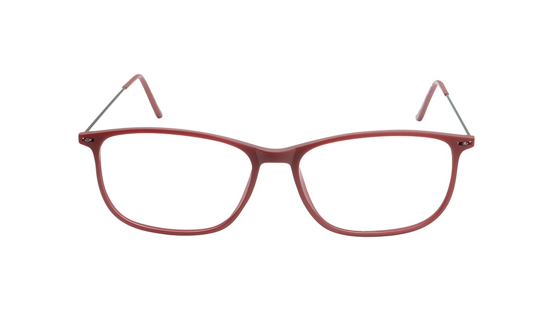 Image 1 of Maroon Rectangle Rimmed Eyeglasses from Fastrack Available at Titan Eye+