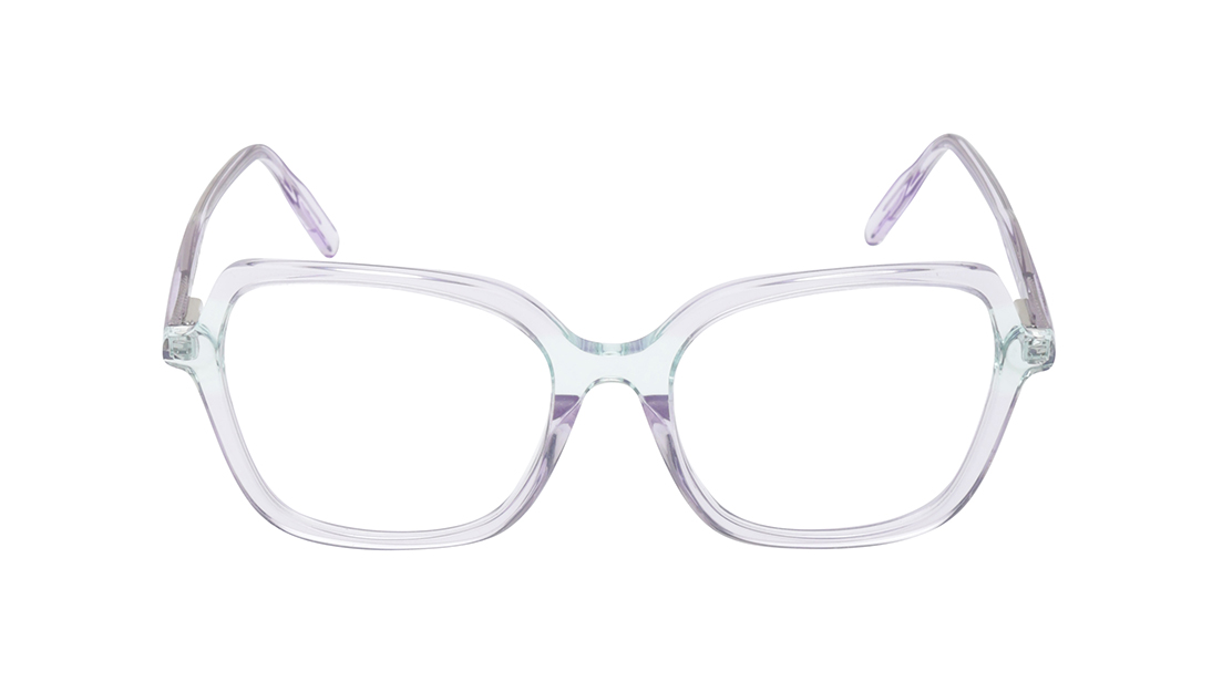 Image 1 of Purple Square Rimmed Eyeglasses For Women from Fastrack Available at Titan Eye+