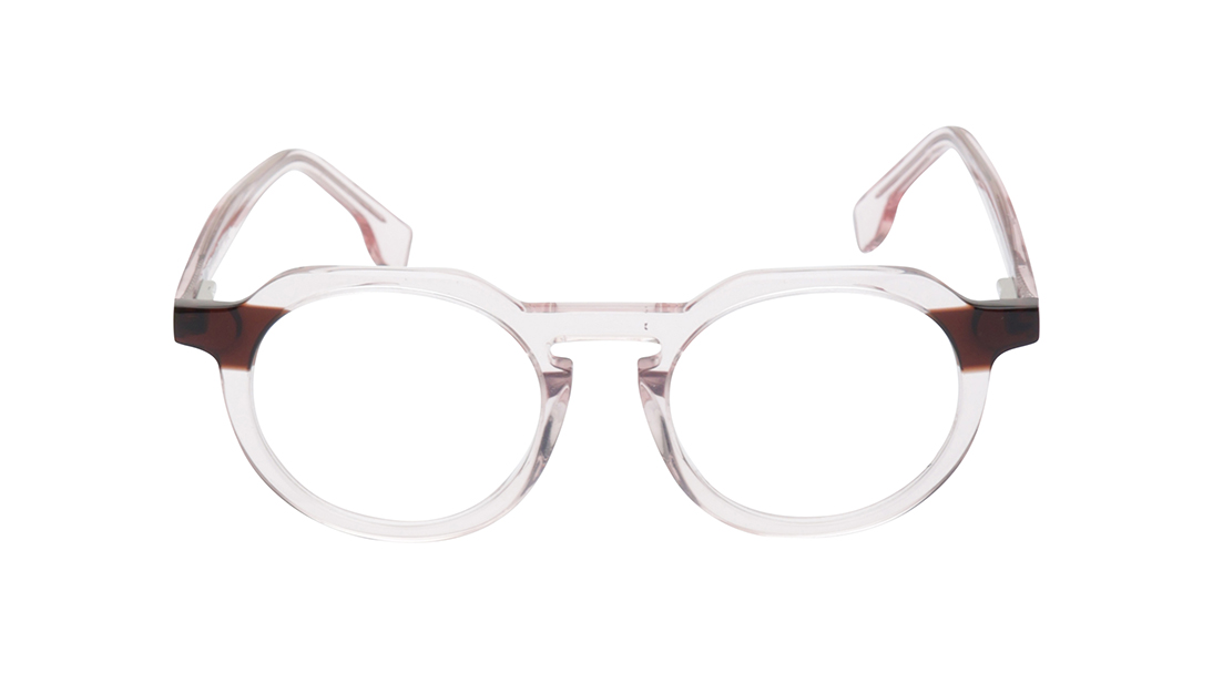 Image 1 of Orange Round Rimmed Eyeglasses For Men and Women from Fastrack Available at Titan Eye+