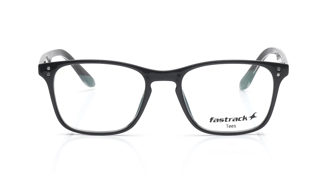 Image 1 of Black Wayfarer Computer Glasses for Men and Women  from Tees By Fastrack Available at Titan Eye+