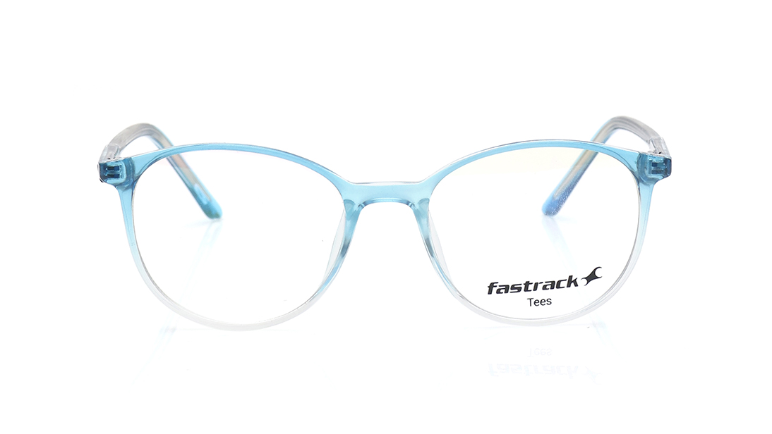 Image 1 of Blue Cateye Computer Glasses for Men and Women  from Tees By Fastrack Available at Titan Eye+