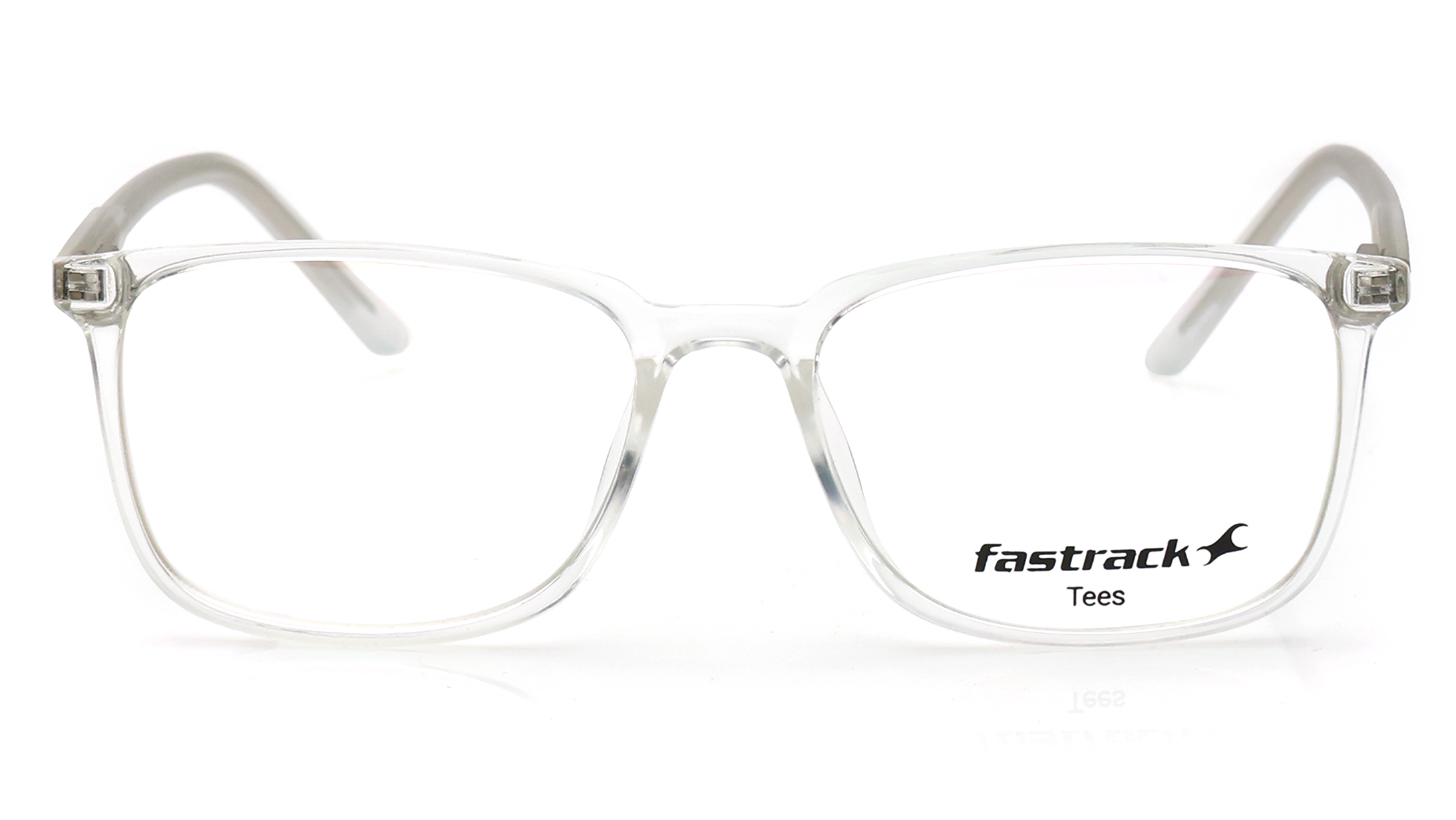 Image 1 of Crystal Rectangle Eyeglasses for Men and Women from Tees By Fastrack Available at Titan Eye+