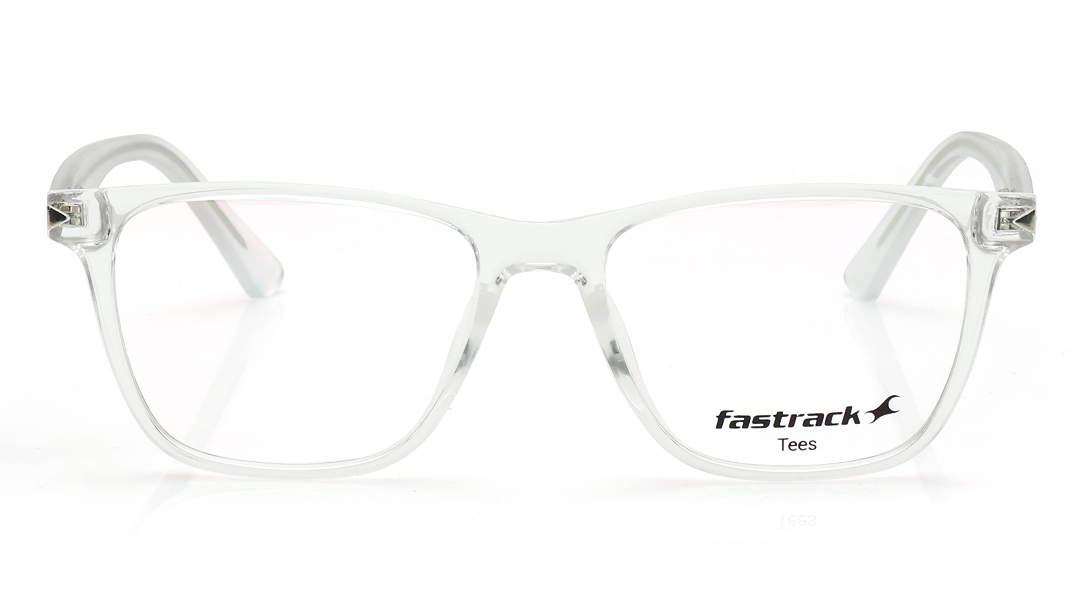 Image 1 of Crystal Wayfarer Eyeglasses for Men and Women from Tees By Fastrack Available at Titan Eye+