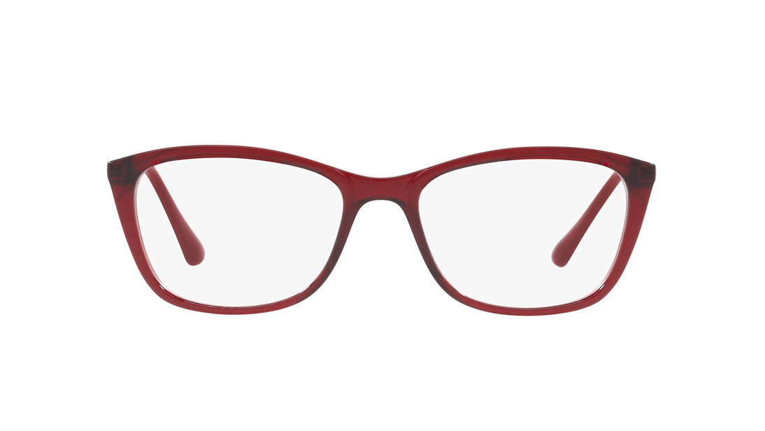 Image 1 of Red Rectangle Eyeglasses for Women from Vogue Eyewear Available at Titan Eye+