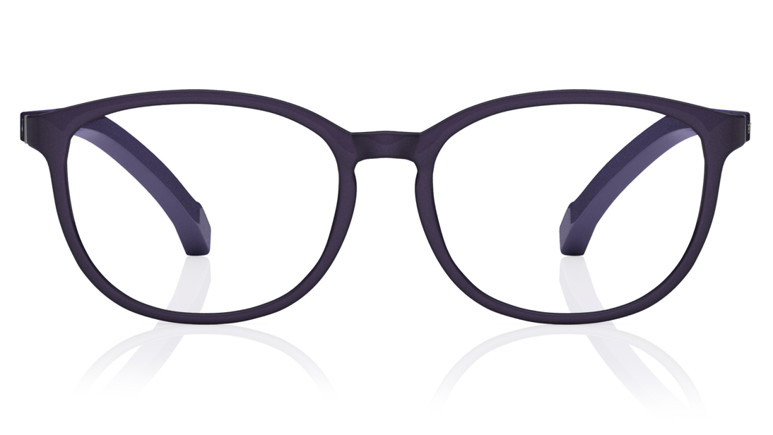 Image 1 of Purple Oval Rimmed Eyeglasses  (FZ1004WFP2|49) from Fastrack Available at Titan Eye+
