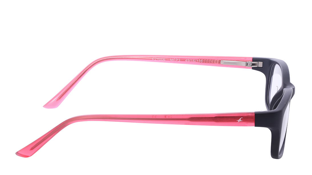 Black Rectangle Rimmed Eyeglasses (FZ1006MFP3|49) available