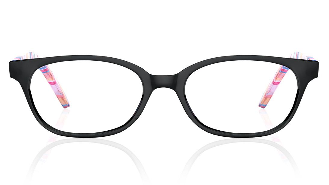 Image 1 of Black Wayfarer Rimmed Eyeglasses  (FZ1007WFP3|49) from Fastrack Available at Titan Eye+