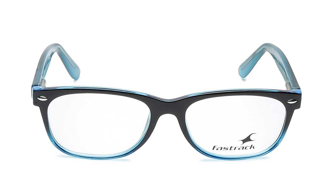 Image 1 of Black Wayfarer Rimmed Eyeglasses  from Fastrack Available at Titan Eye+